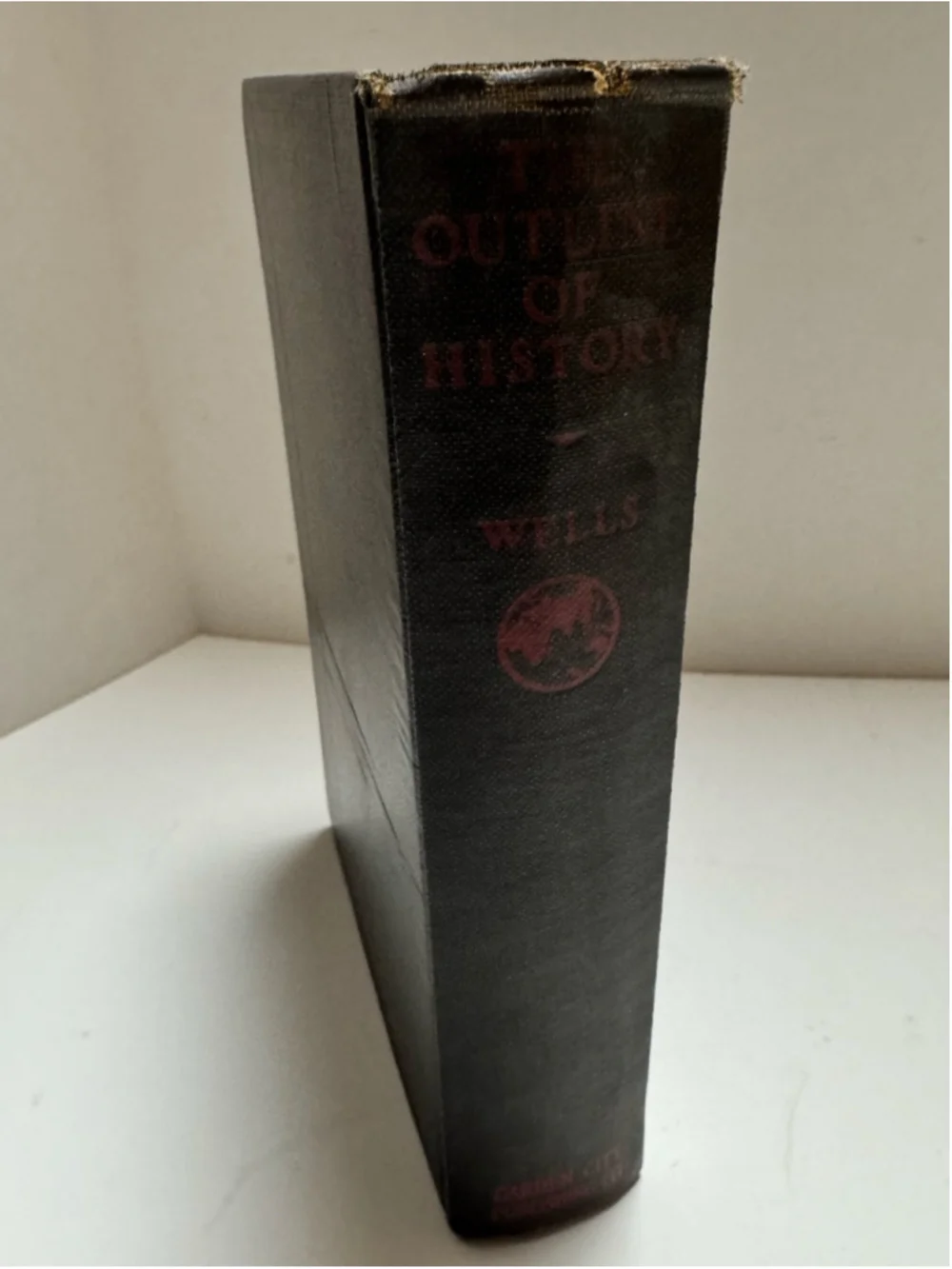 The Outilne Of History By H.G. Wells Complete In One Volume 1929 Hardcover No DJ